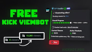 Kick.com Stream Viewbot | 100% Free Discord Bot