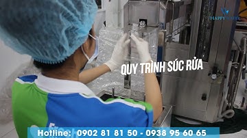 Quy trình sản xuất nước đóng chai Happywater