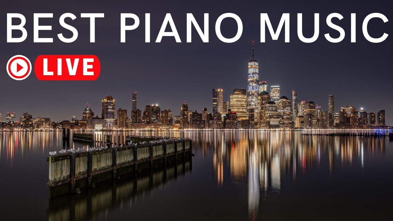 Big City Deep Sleep Piano Music & Relaxation From Insomnia 🚦City Sounds