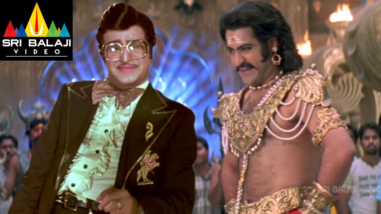 Yamadonga Movie JrNTR and NTR Scene  Jr NTR Priyamani Mohan Babu  Sri Balaji Video