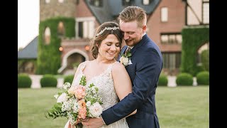 Mansion wedding at Dover Hall outside of Richmond, VA.