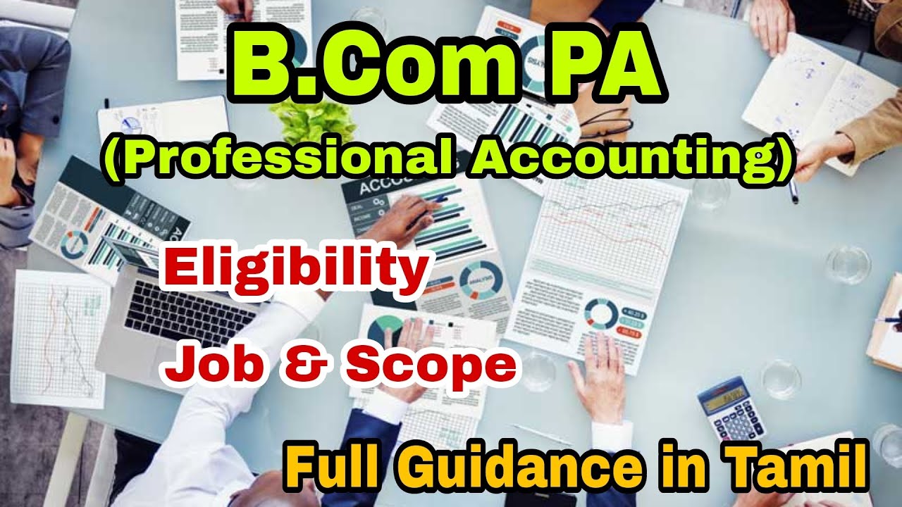 PA (Professional Accounting) Course Details in Tamil Job and