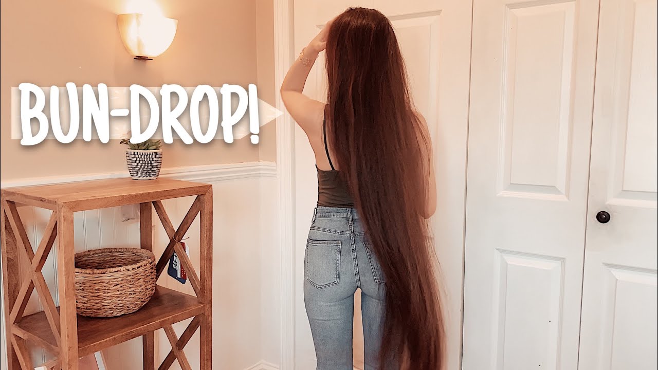 Long Hair BunDrop (19) Elizabeth YouTube