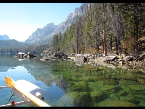 Redfish Lake Idaho, 4 Days in Rowing Canoe, Part 1 - SAIL 