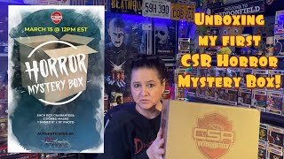 Unboxing my first CSR Collectibles Horror Mystery Box