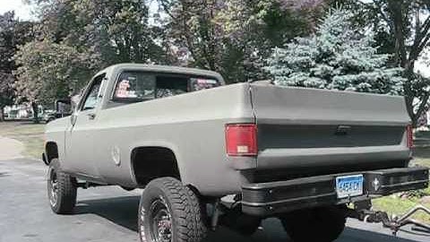 1977 GMC Open Headers small block