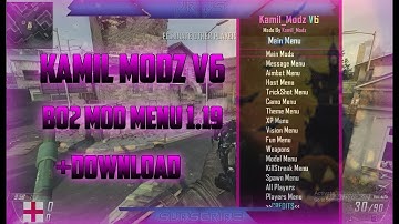 Kamil Modz V6 BO2 GSC Mod Menu 1.19 + Download