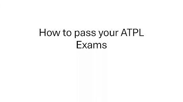 How To Pass Your ATPL Exams