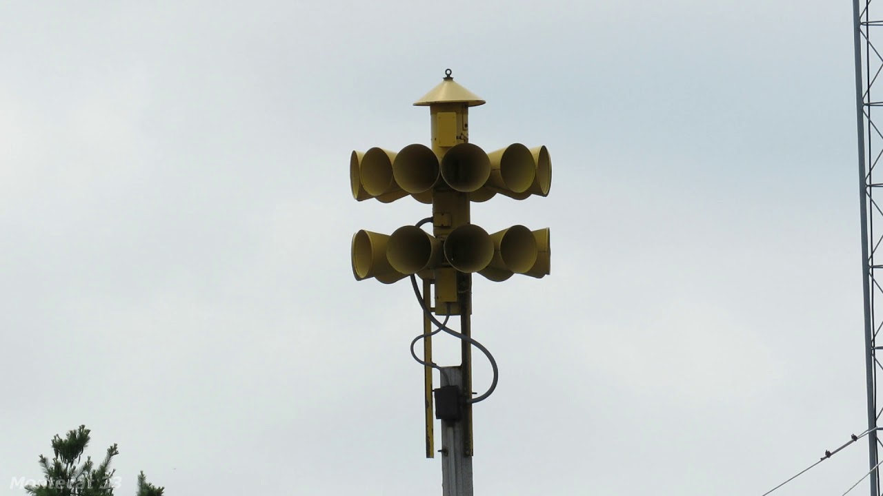 Federal Signal 3T22 Siren Test, Alert, Shopiere, WI - YouTube