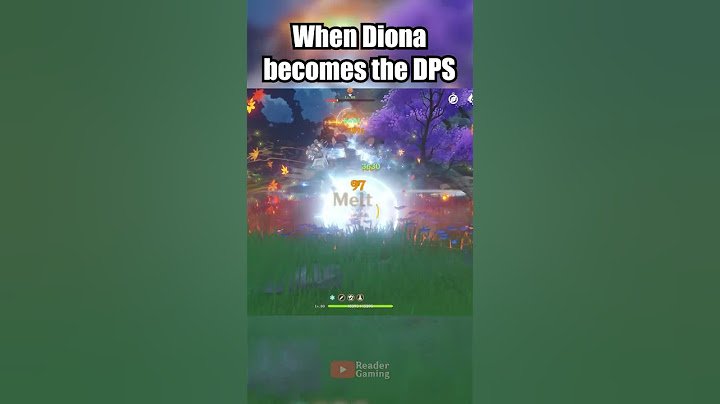 WHEN DIONA BECOMES THE DPS ❄️ GENSHIN IMPACT #genshinimpact #diona