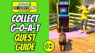 Verzamel G-O-A-T Goat Simulator 3: Multiverse of Nonsense Event Guide