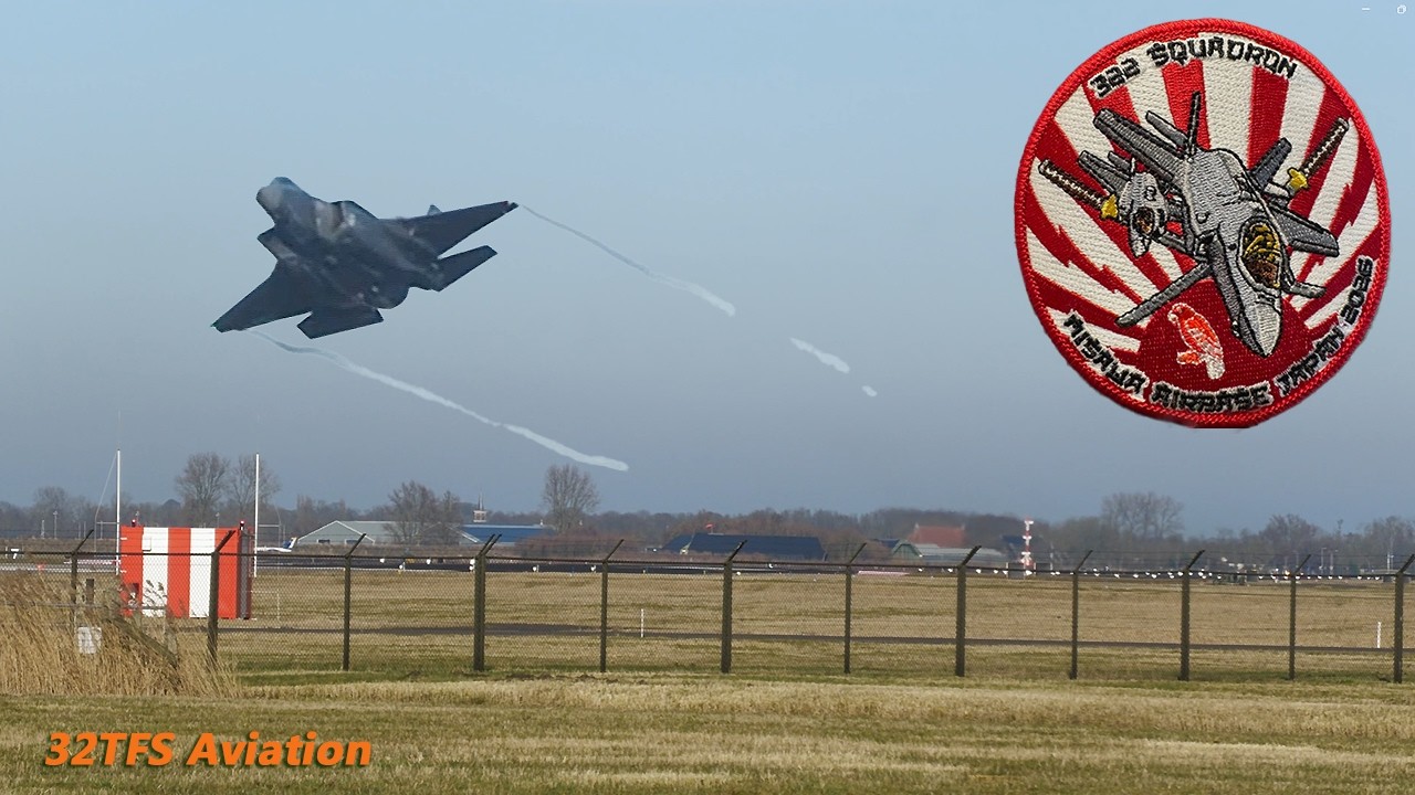 [4K] Historic Flight: NAF322 F-35A Full Sequence Departure for US and Japan🔴