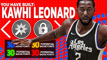 I made Kawhi Leonard EXACT build on NBA 2K21!