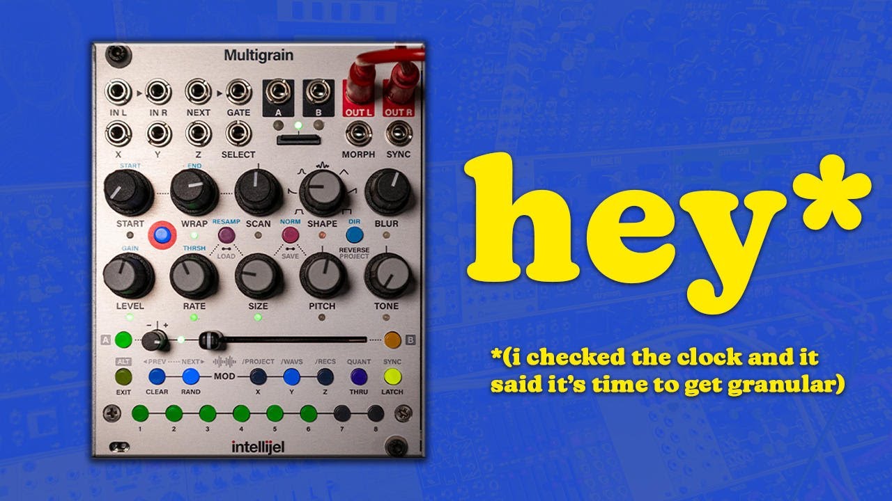 This is Intellijel Multigrain: Performance Granular System