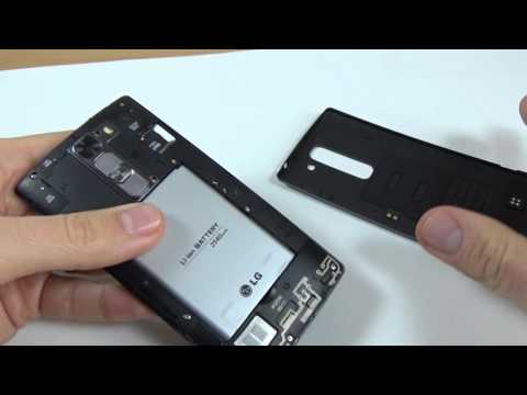 Lg G4c H525n - How to put sim card and memory card