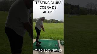 BEGINNER TESTING GOLF CLUBS (COBRA DS ADAPT) @cobragolf #golf #golflife #sport #test