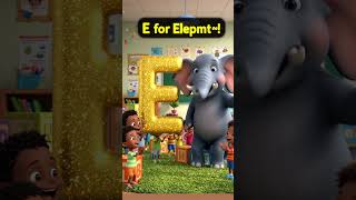 E for Elephant 🐘 | ABC Alphabet Song for Toddlers | Learn Letter E Fun Short #nurseryrhymes #kids