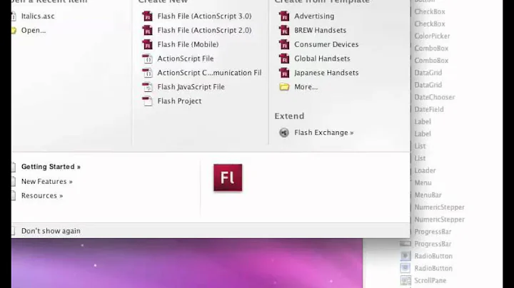 MacCaption - Importing Adobe Flash CS3 Video