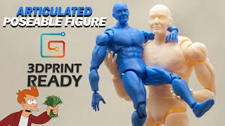 Articulated Poseable Figure - 3DPrint Ready - Gumroad