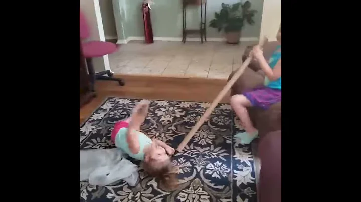These girls can play with anything!