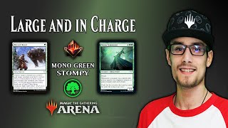 IT'S EASY BEING GREEN ? Large and in Charge Starter Deck Upgrade | MTG Arena
