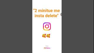 Instagram account delete kaise kare | 2025 Latest strick #shorts
