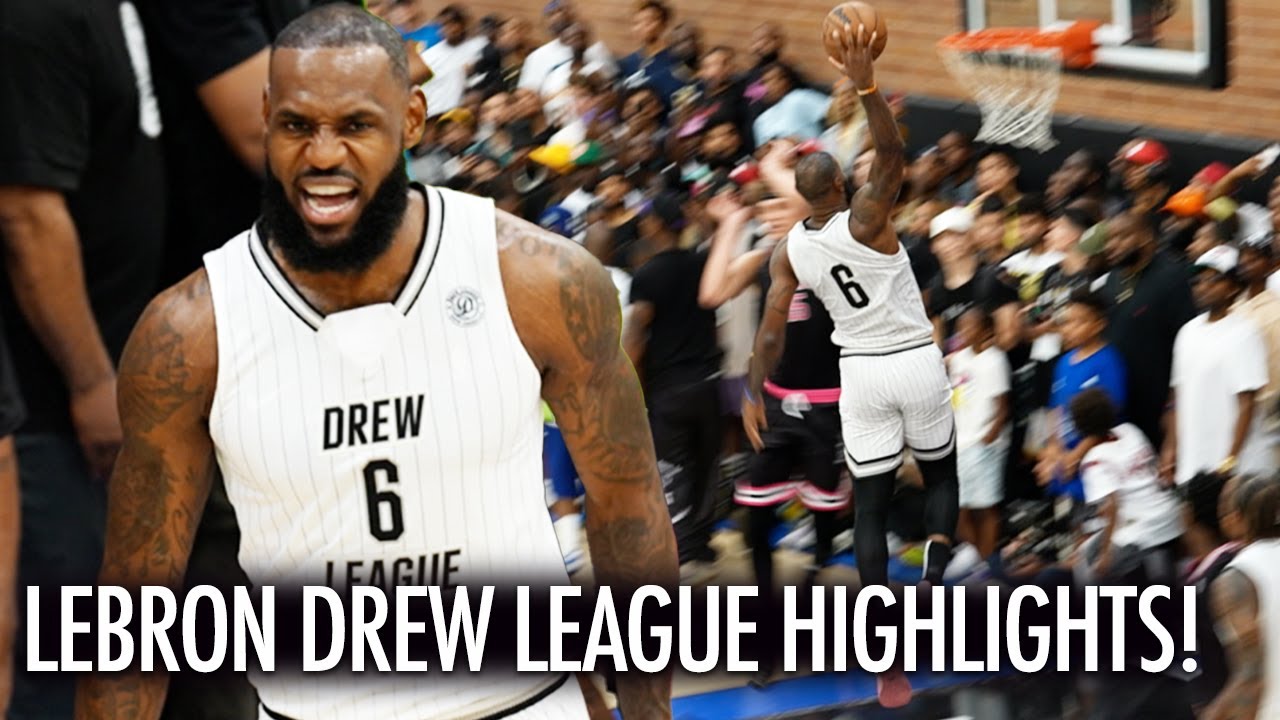 LeBron James lights up The Drew League with 42 points, 16 rebounds