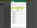 Exel 2016 me Month & year ka Formula 🖥️📝#excelformulatricks #exel #farmula #ytshorts