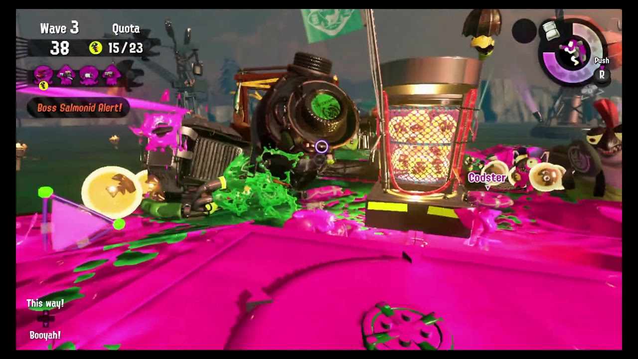 Splatoon 2 Salmon Run The Importance Of Luring 誘導 At High Difficulty For Good Scores Youtube