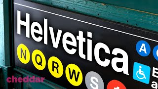 How The NYC Subway Was Saved By A Typeface - Cheddar Explains