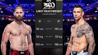 Jiri Prochazka vs Aleksandar Rakic Full Fight - UFC 300 Fight Of The Night