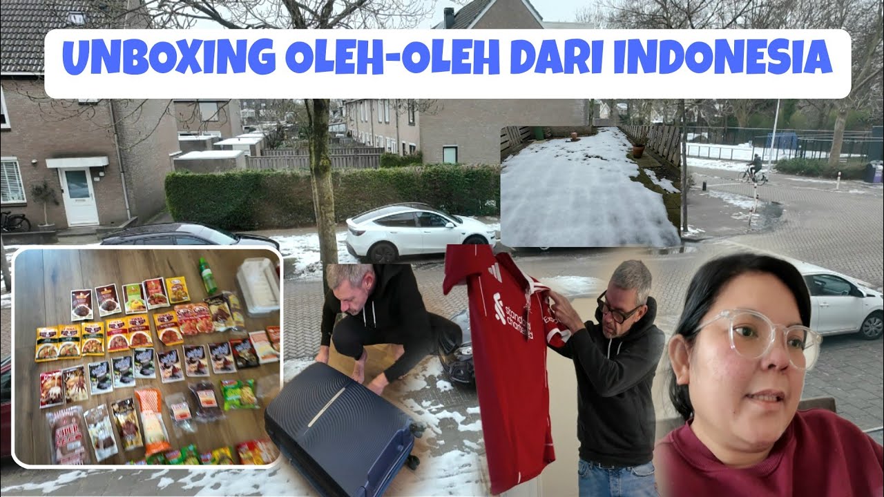 UNBOXING OLEH-OLEH DARI INDONESIA, KEADAAN RUMAH KAMI DI BELANDA SETELAH DITINGGAL 3 MINGGU KE INDO