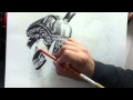 Alien vs Predator Speed Drawing