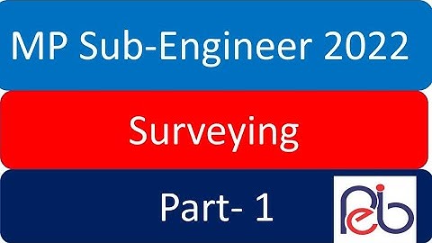 SUB-ENGINEER CRASH COURSE 2022|| surveying ||  #subengineer #mp #mppeb #agni247 #subengineer2022