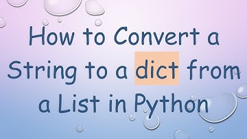 How to Convert a String to a dict from a List in Python