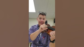 Viola pizzicato open strings