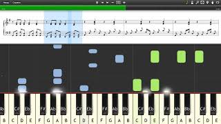 Radioactive - Lindsey Stirling & Pentatonix - Piano tutorial and cover (Sheets + MIDI) chords