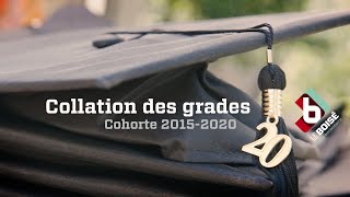 Collation des grades 2020 de l'école secondaire Le boisé de Victoriaville
