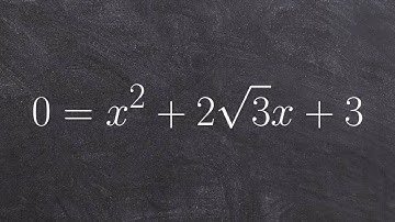 Factoring a perfect square trinomial with a square root