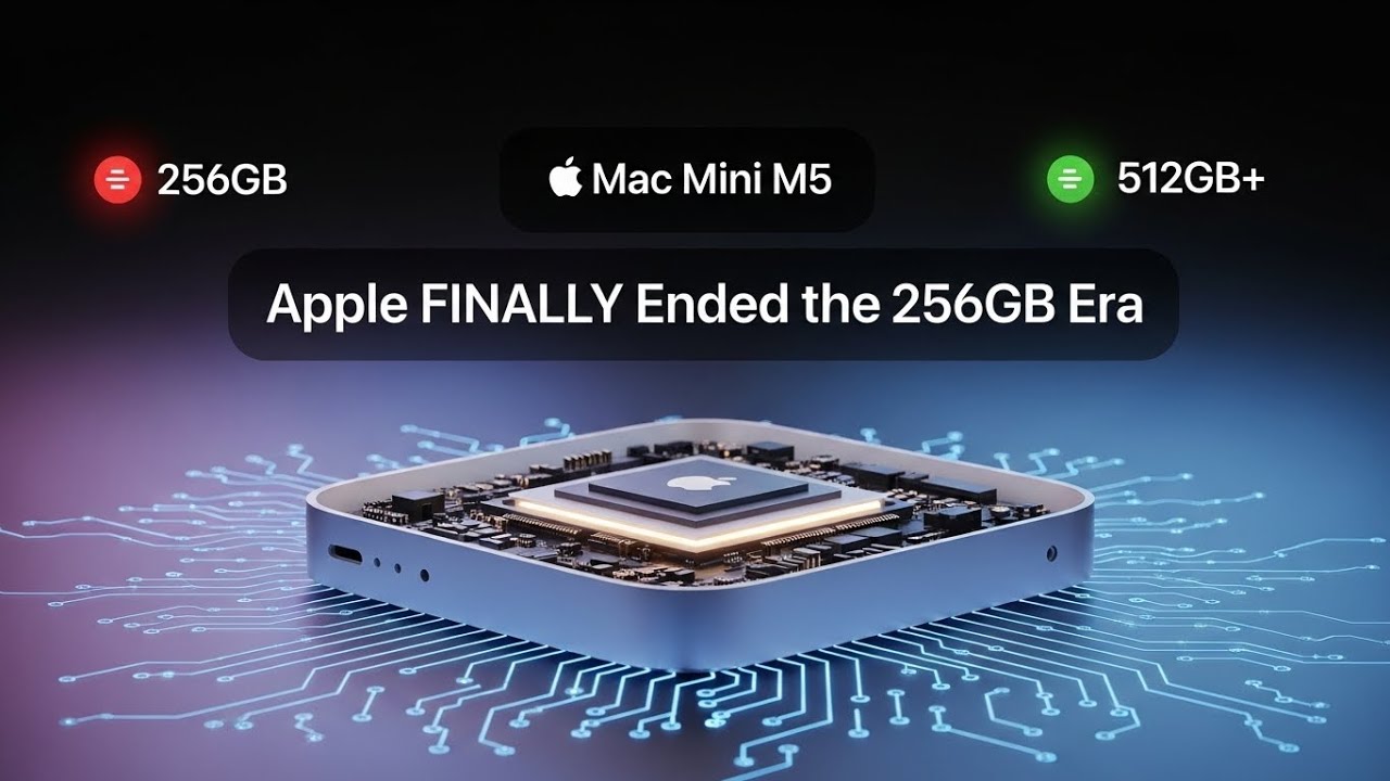 Mac Mini M5 Leaks: Apple FINALLY Ended the 256GB Era! - YouTube