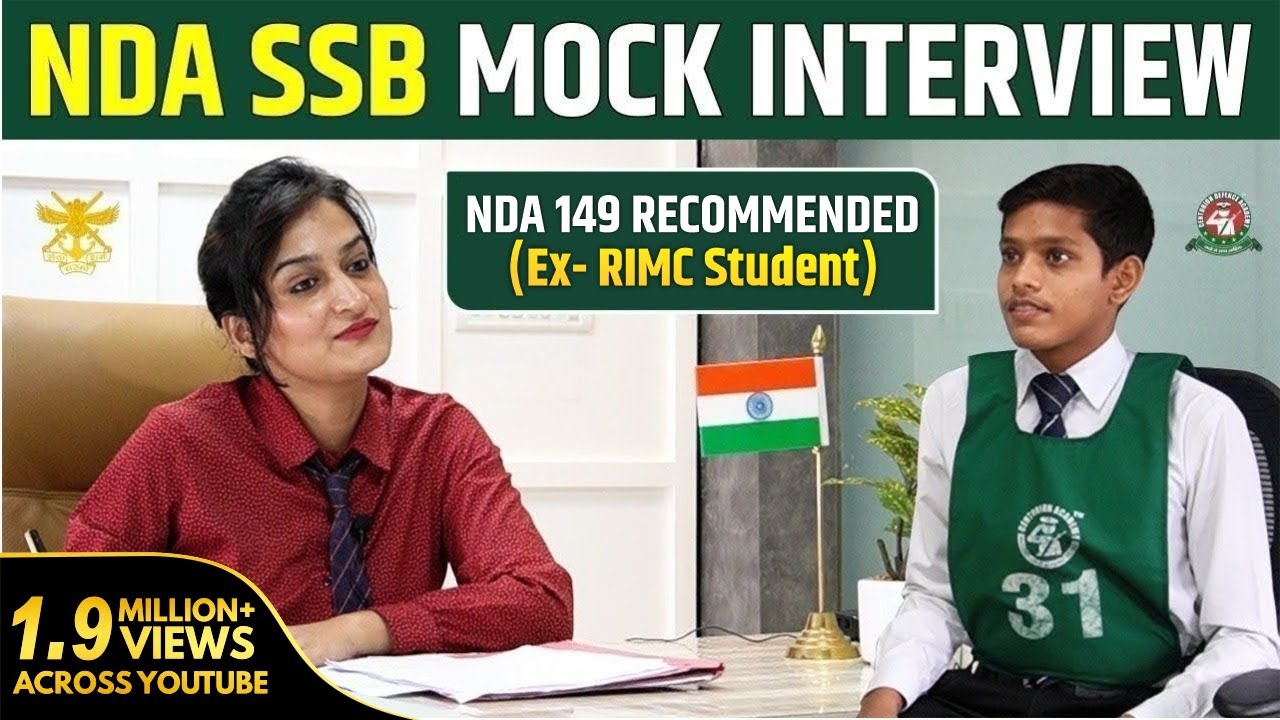 NDA SSB Mock Interview  NDA 1 2021 Exam SSB Interview Preparation  Best SSB Coaching in India