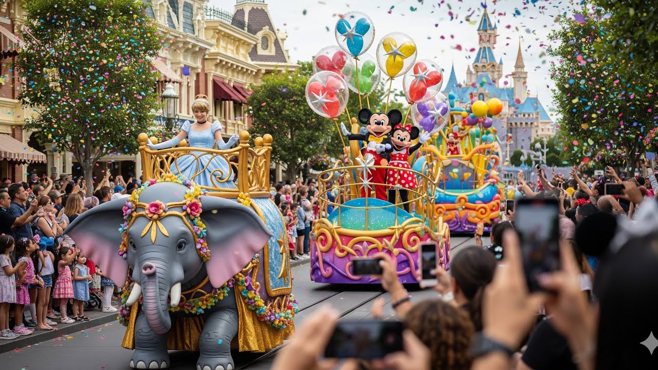 Disneyland Nostalgic Parade 2025 | Timeless Disney Magic Holiday on Main Street USA 