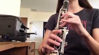 Video thumbnail of "A Thousand Years - Christina Perri (Clarinet Cover)"