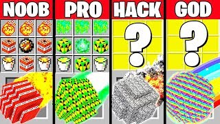 Minecraft Battle: SUPER METEOR CRAFTING CHALLENGE - NOOB vs PRO vs HACKER vs GOD ~ Animation