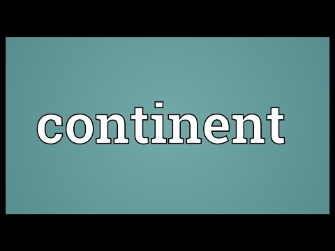 Continent Meaning