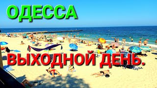 Пляжи Одессы. Сегодня море. Запрет купания. Все на пляже. Набережная. Золотой Берег. Фонтан #зоотроп