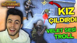 TAKIMDAKİ KIZI ÇILDIRTTIM ! KAVGA ÇIKTI - PUBG Mobile