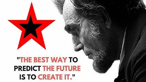 🎩THE BEST WAY TO PREDICT THE FUTURE IS TO CREATE IT✍MOTIVATION VIDEO