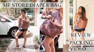 MISS FONG DIAPER BAG REVIEW | PACKING VIDEO| GIVEAWAY |MF STORE