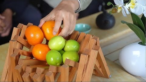🍎A foldable fruit basket that’s both stylish and fun to use!